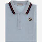 POLO IN COTONE STRETCH CON LOGO 8A000028496F 70C MONCLER ENFANTS 