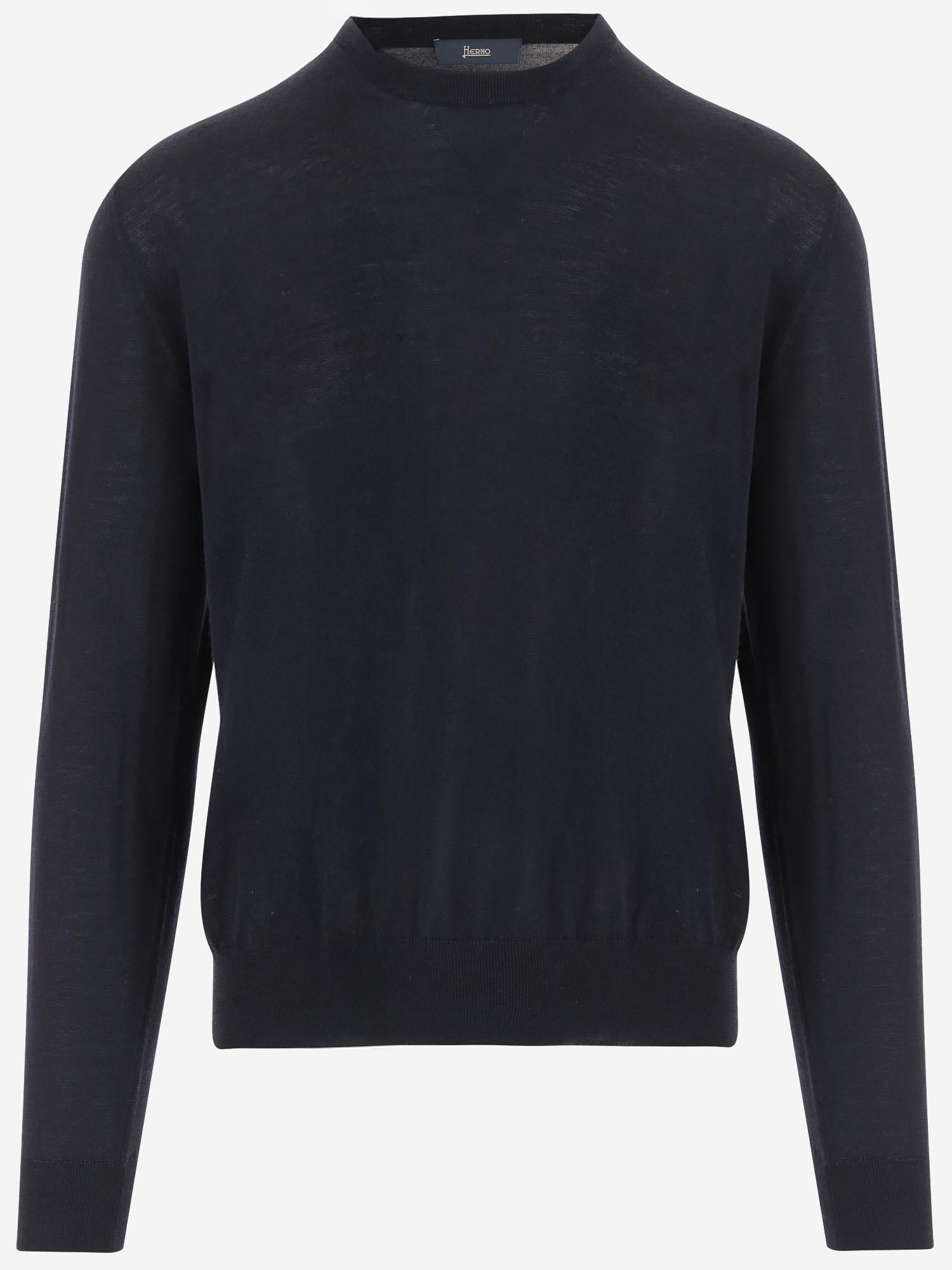 MAGLIA IN LANA E SETA MG000201U 700259280 HERNO 