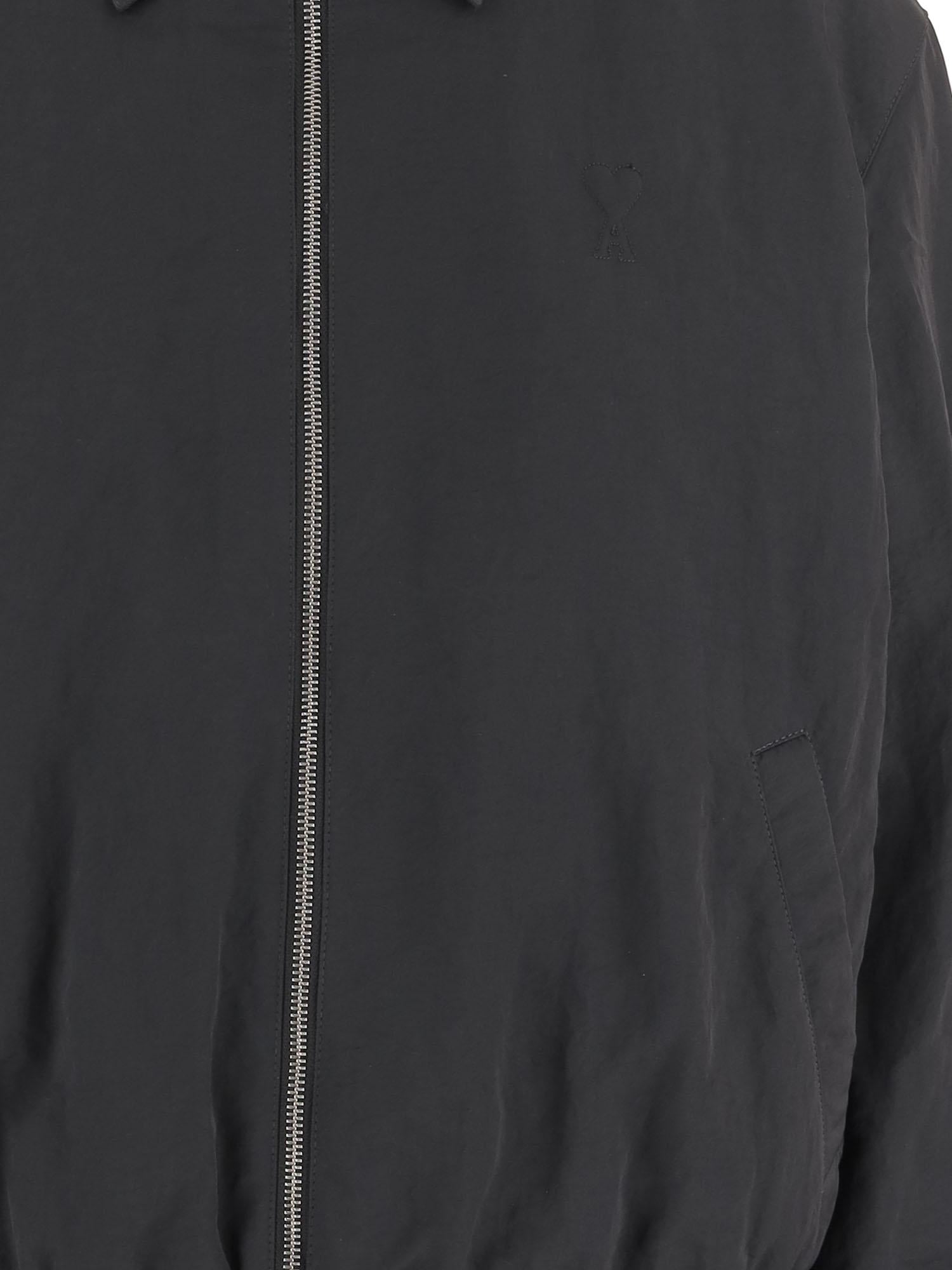 GIACCA BLOUSON ADC IN NYLON CON ZIP HJK831PA0035 020 AMI 