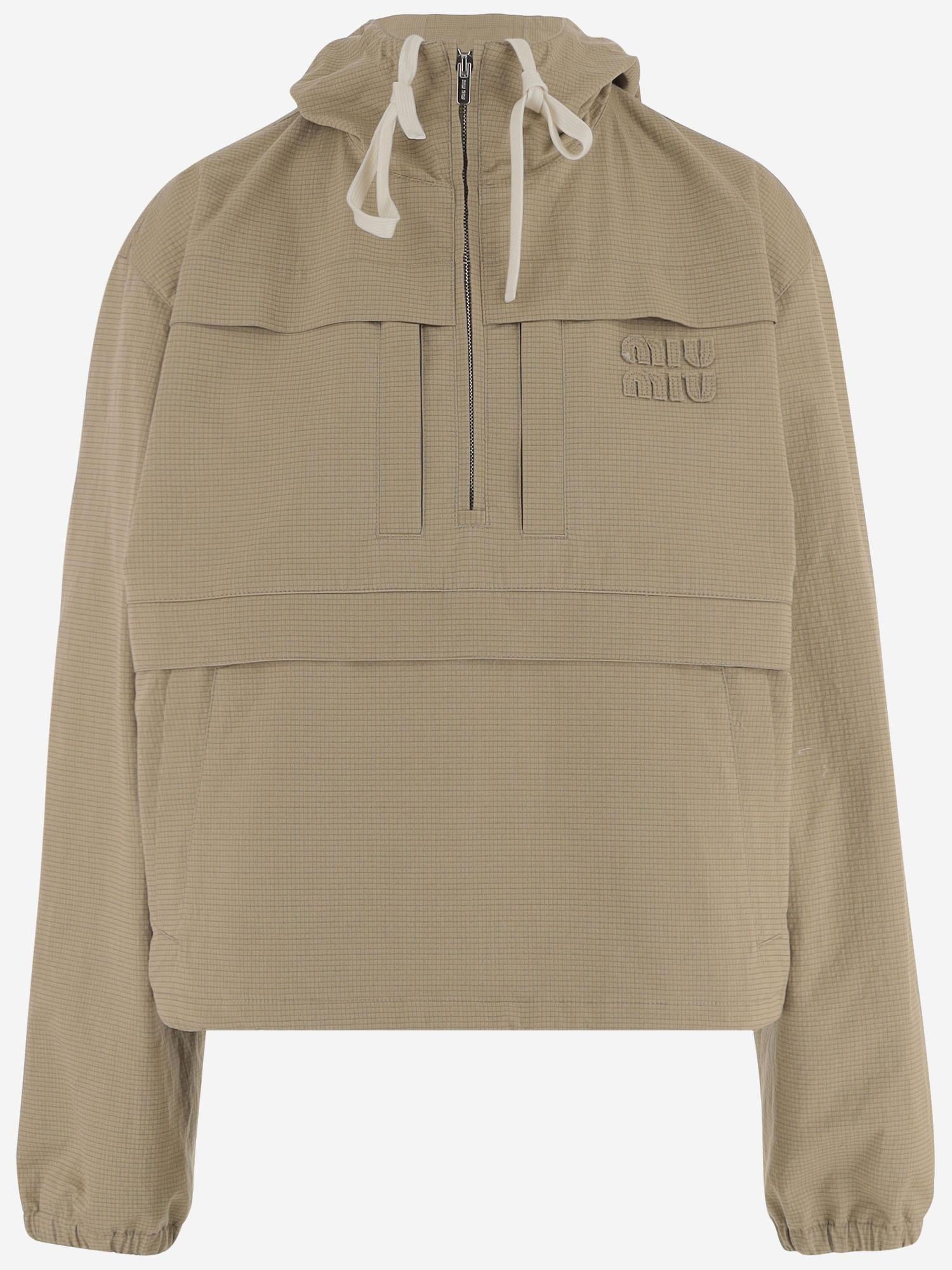 GIACCA BLOUSON IN RIPSTOP ML1459 19CUF0065 MIU MIU 