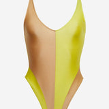 COSTUME DA BAGNO INTERO PAFF CON MOTIVO COLOR-BLOCK PAFFLYCRA LIMENUDE VVIDI 