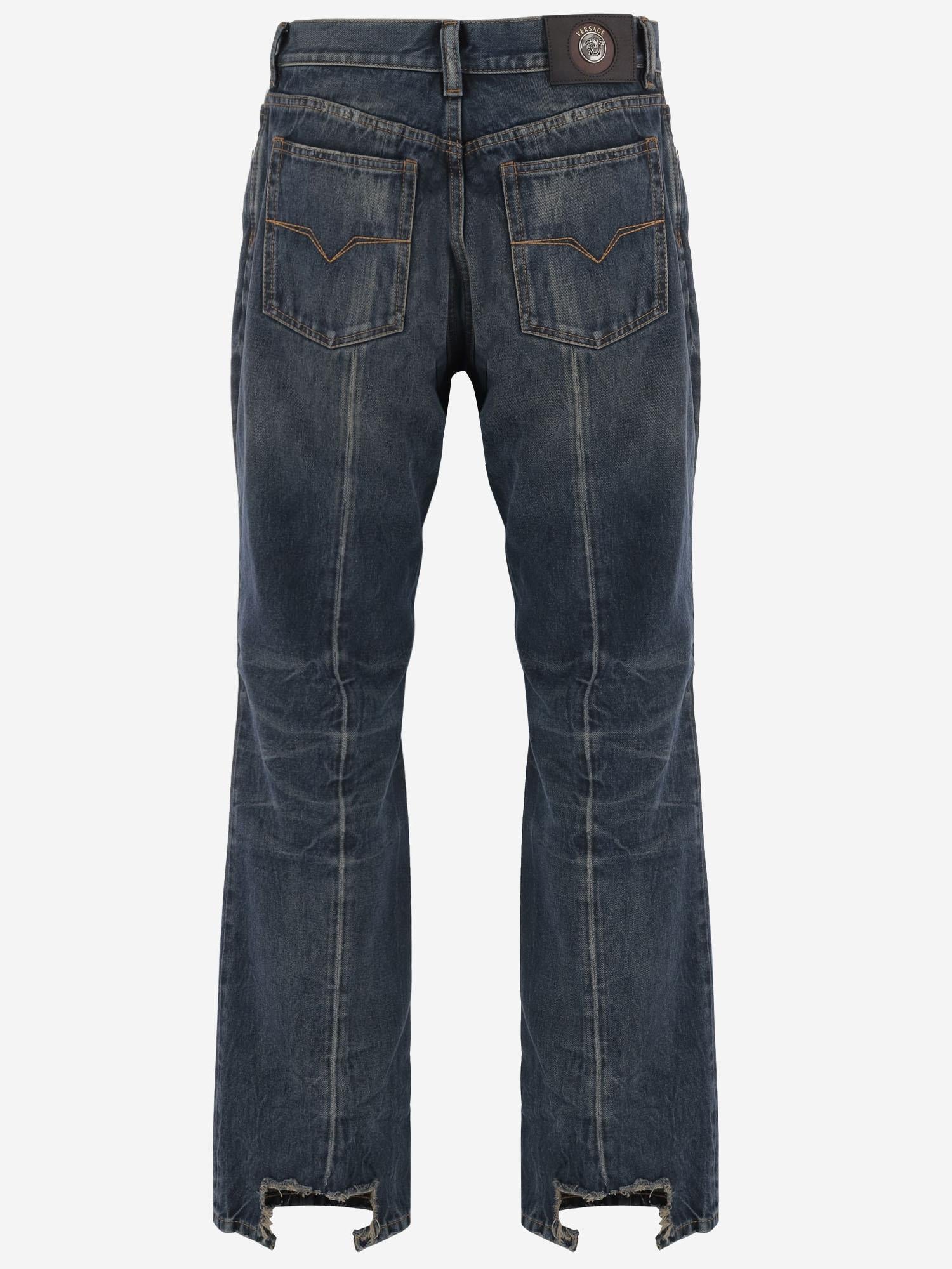 JEANS IN DENIM DI COTONE 1024473 1A177071DA60 VERSACE 