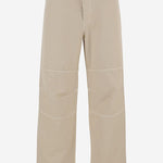 PANTALONI IN COTONE CON  LOGO 8117389 TUNDRA BURBERRY 