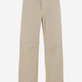 PANTALONI IN COTONE CON  LOGO 8117389 TUNDRA BURBERRY 