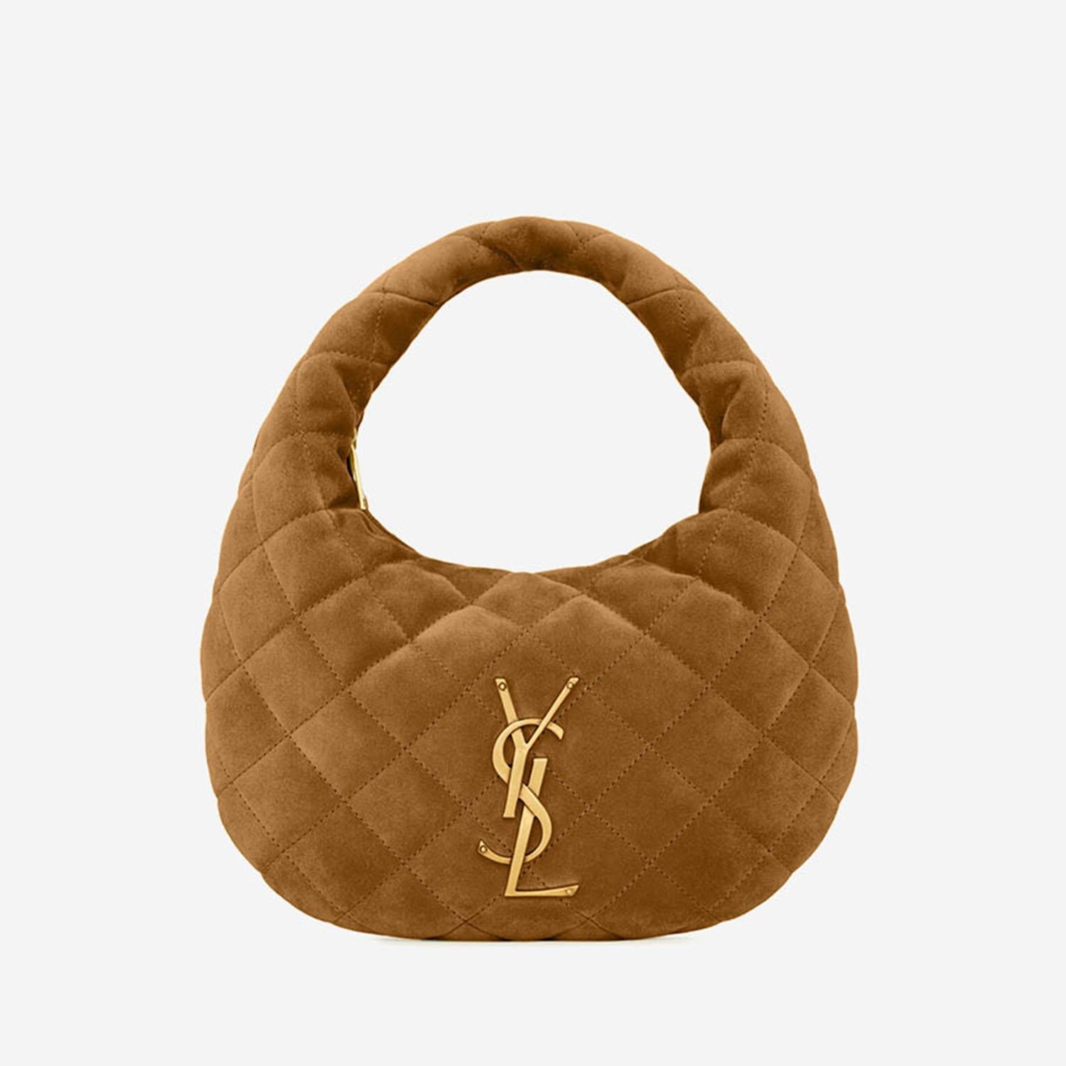 BORSA A MANO ICARE IN SUEDE 851689 1U8072916 SAINT LAURENT 