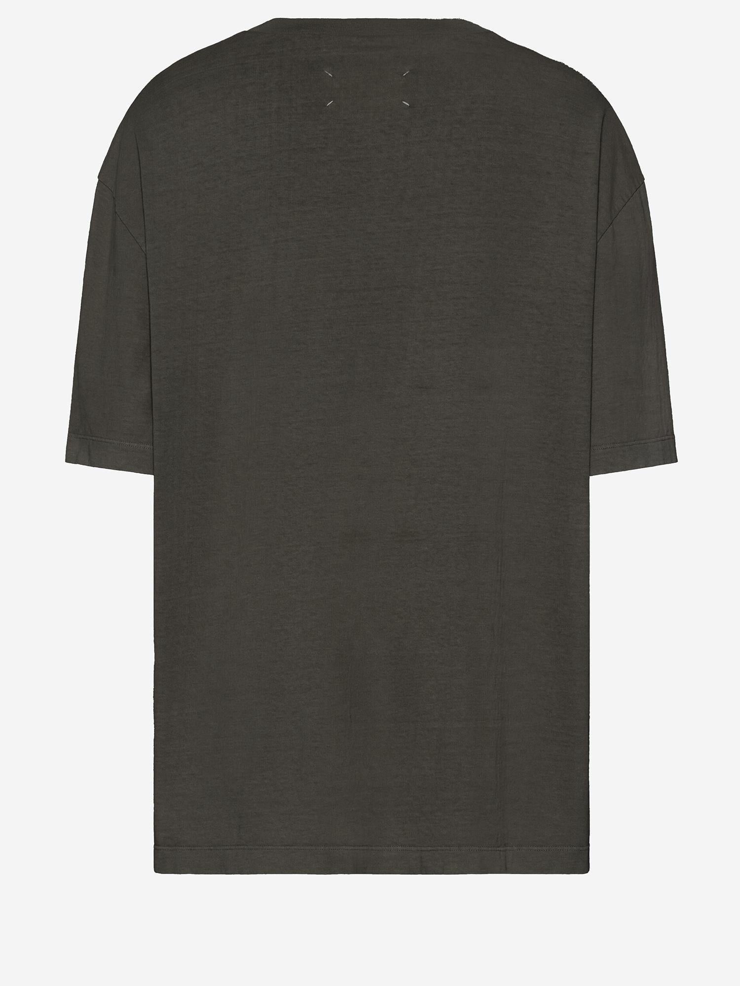 T-SHIRT IN COTONE CON STAMPA S29GC0307 S24575810 MAISON MARGIELA 