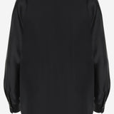 CAMICIA IN SETA VR84511926 001BLK VINCE 