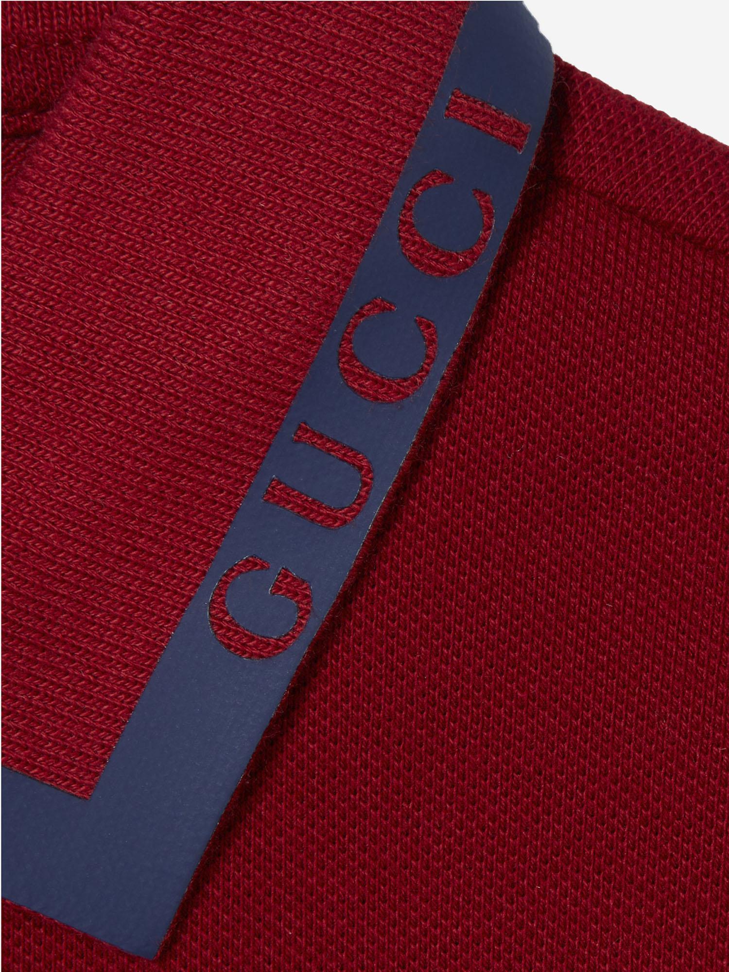 POLO IN COTONE STRETCH CON LOGO 591426 XJHAO6257 GUCCI KIDS 