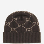Beanie in jacquard di cashmere GG 811392 4GABX2579 GUCCI 