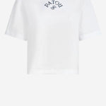 T-SHIRT IN COTONE BIOLOGICO CON LOGO JE2149999 001W PATOU 