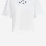 T-SHIRT IN COTONE BIOLOGICO CON LOGO JE2149999 001W PATOU 