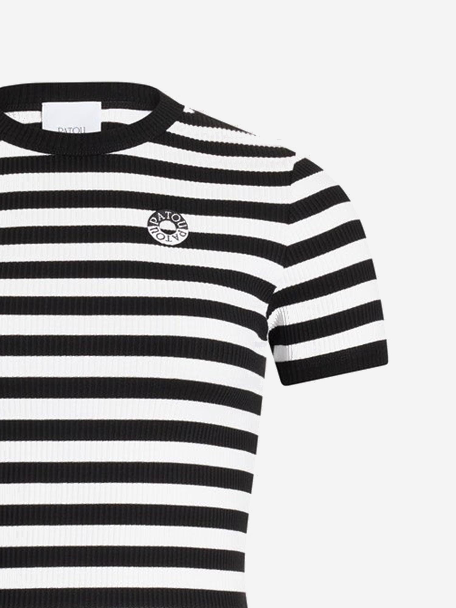 T-SHIRT IN COTONE CON MOTIVO A RIGHE JE2329966 5961 PATOU 