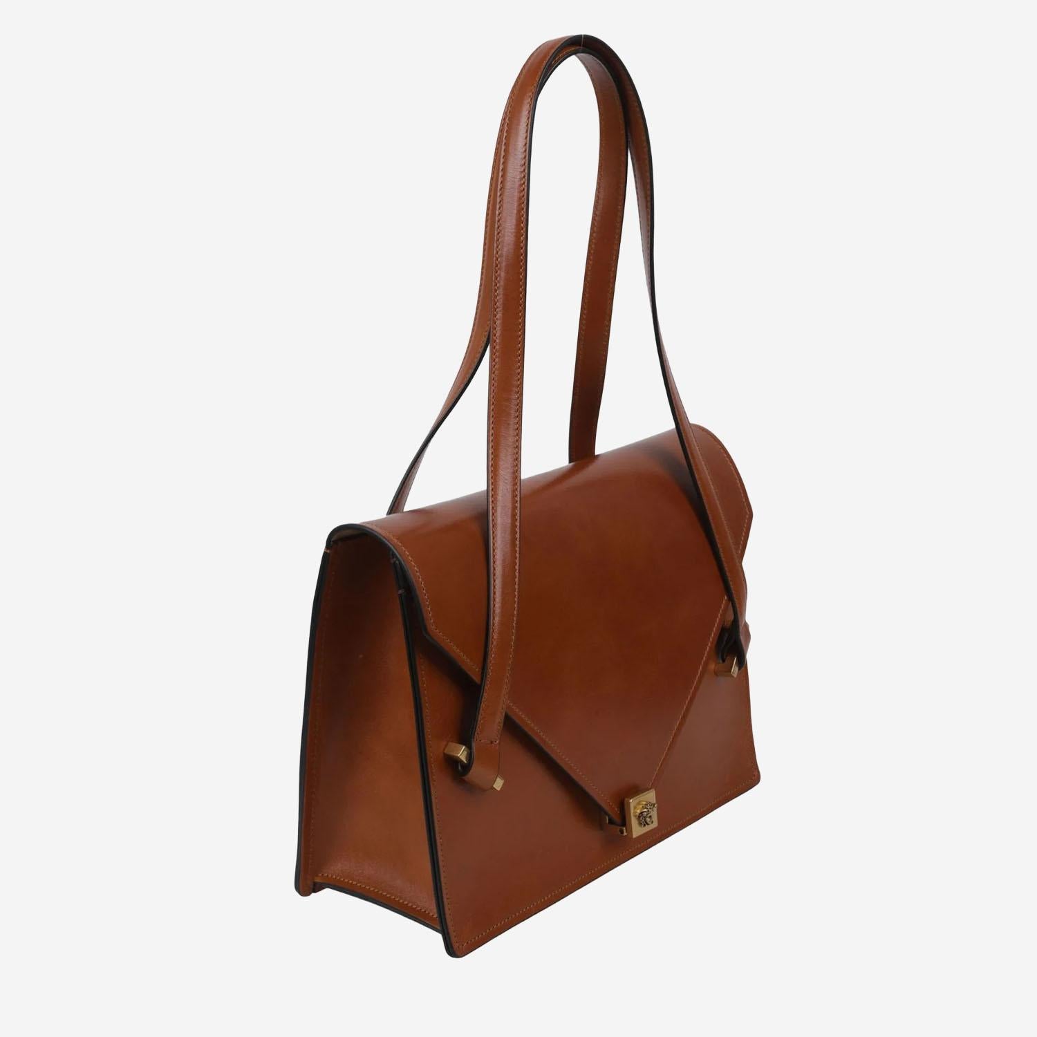 SEVERINE BORSA A SPALLA IN PELLE 1023305 1A174531NH4J VERSACE 