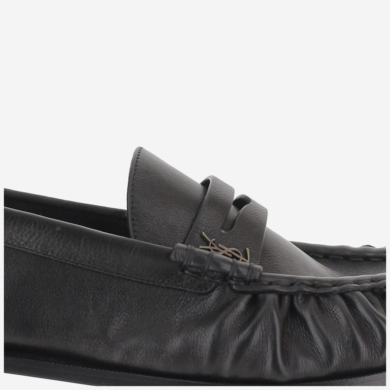 MOCASSINI LE LOAFER MORBIDI IN PELLE 839471 25VAA1000 SAINT LAURENT 
