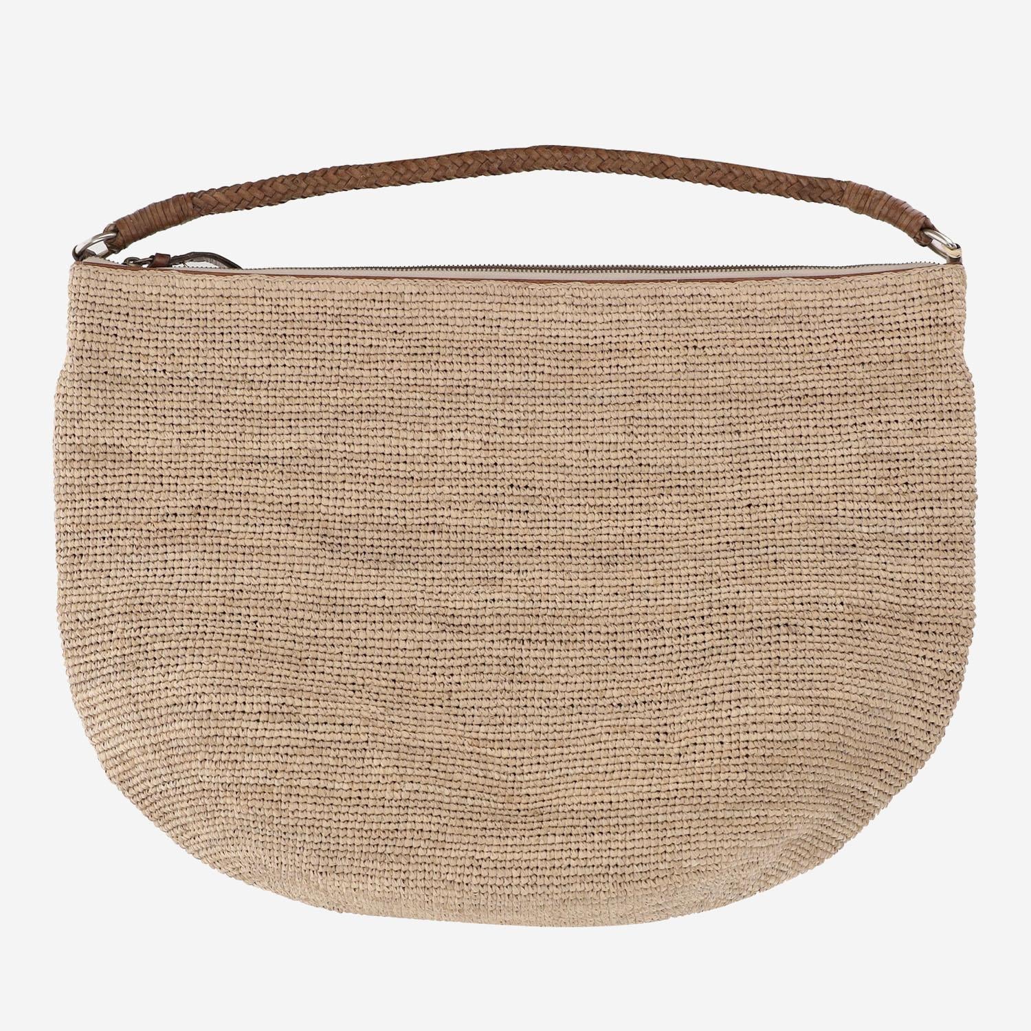 BORSA IN RAFIA E COTONE UTOPIA TEA IBELIV 