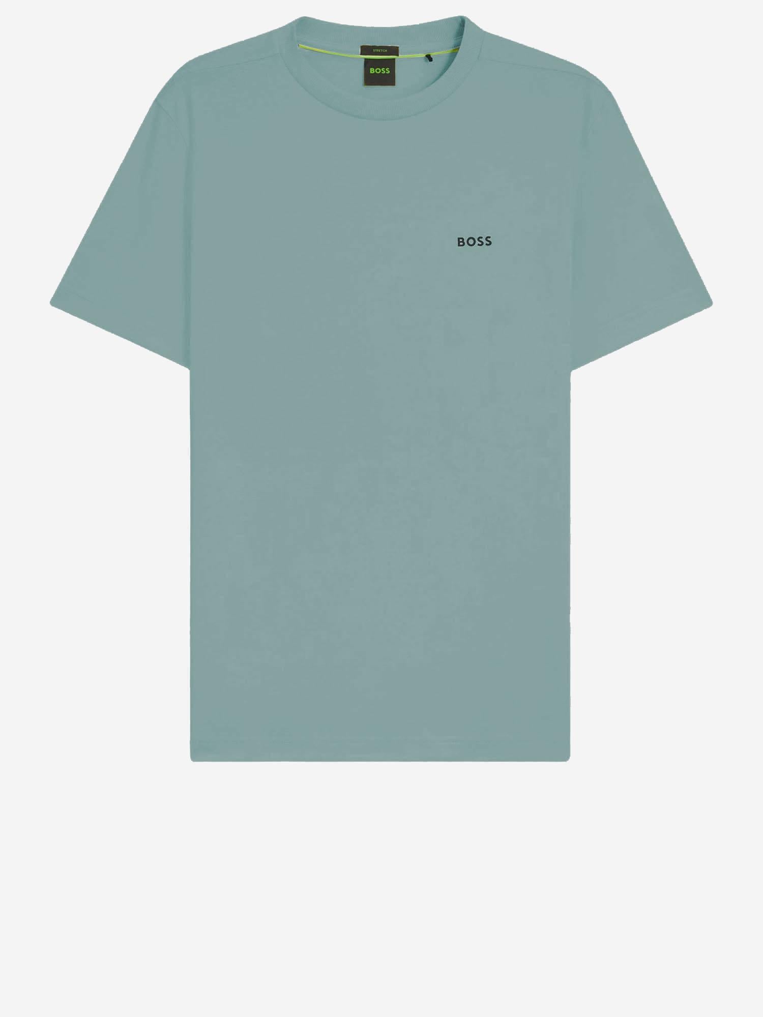 T-SHIRT IN COTONE STRETCH CON LOGO 50506373 445 HUGO BOSS 