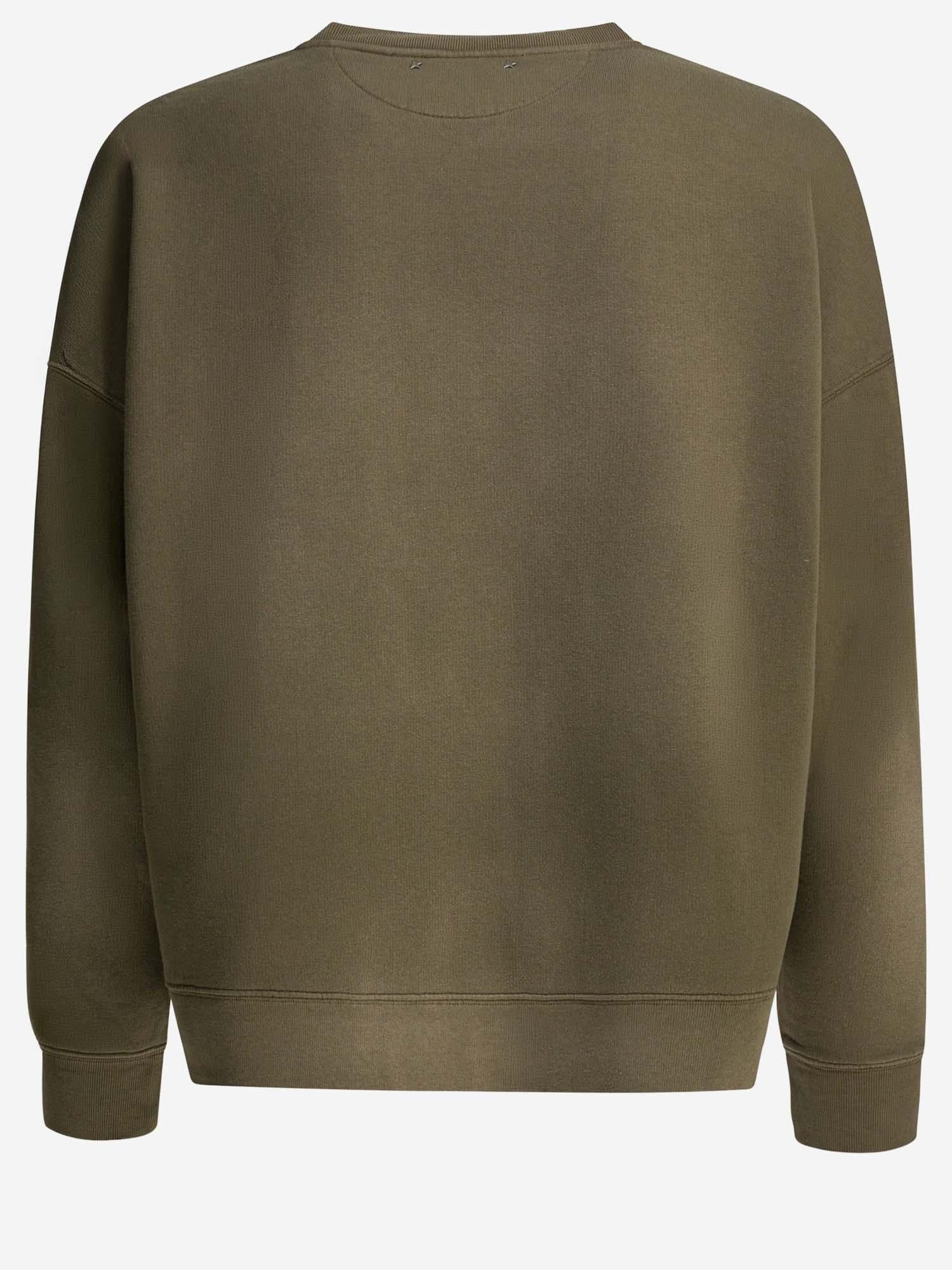 FELPA IN COTONE CON LOGO GUP01938 P00238315878 GOLDEN GOOSE 