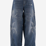 jEANS effetto lavato con palme A544J122A C6F18 BLUMARINE 