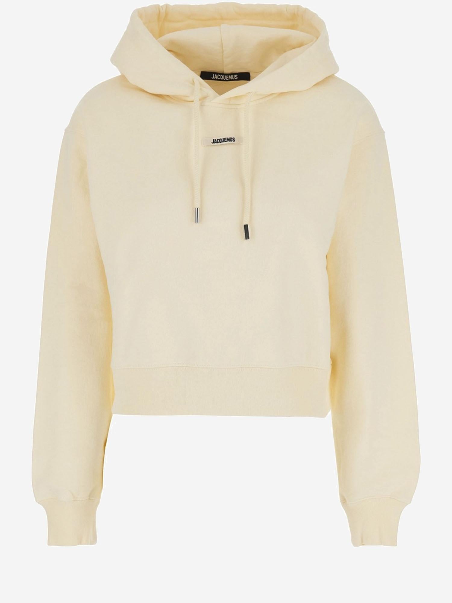 FELPA CON CAPPUCCIO GROS GRAIN HOW00247AJ00109 130 JACQUEMUS 