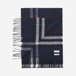 Sciarpa check rossa in cashmere 8112641 INK BURBERRY 