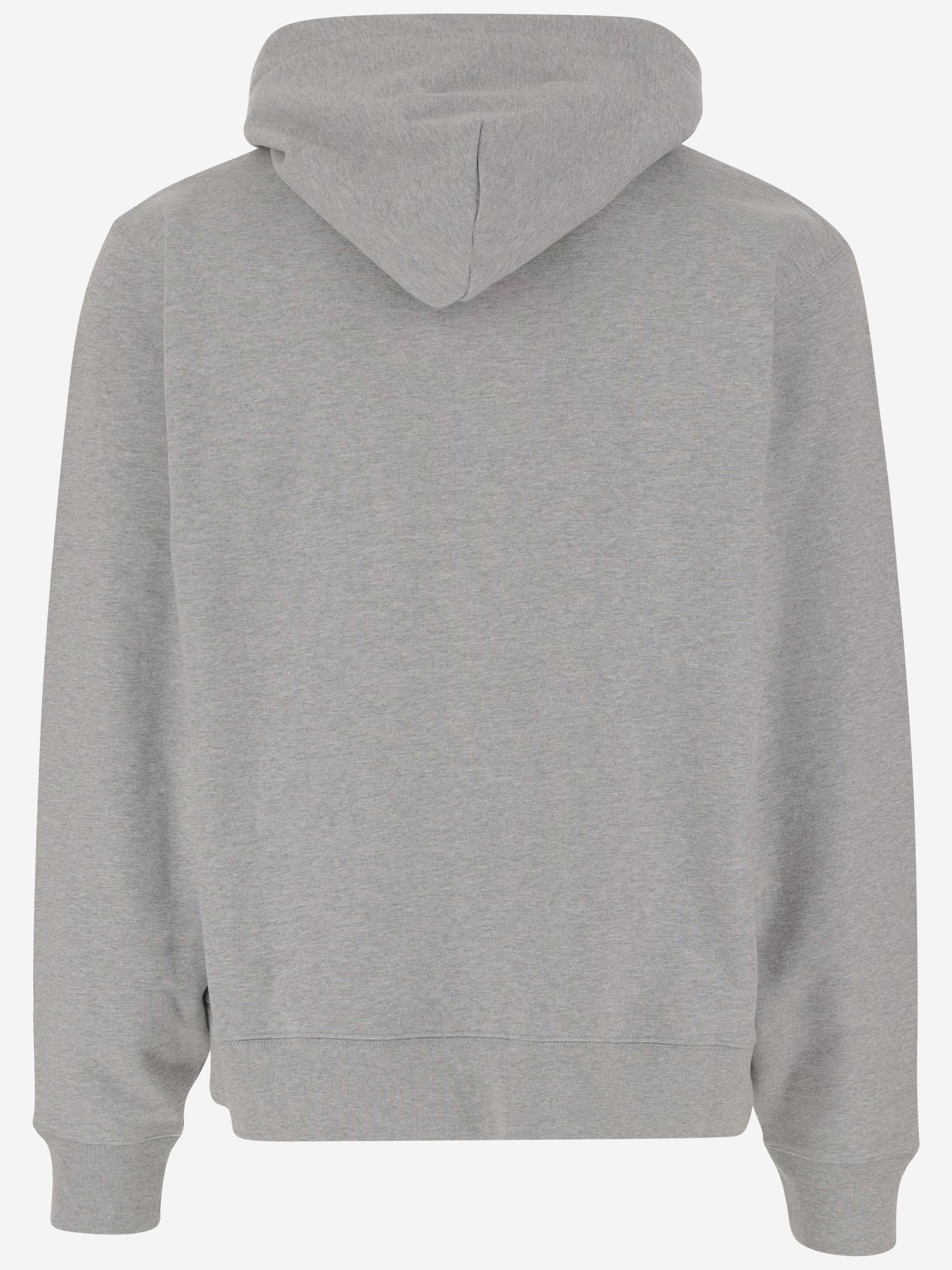 FELPA IN COTONE CON LOGO B25346 HEATHER GREY BILLIONAIRE BOYS CLUB 