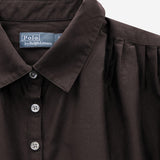 CAMICIA IN COTONE E SETA CON MANICHE ARRICCIATE 211971508 500 POLO RALPH LAUREN 