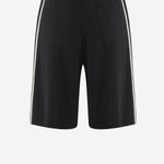 PANTALONI CORTI IN MISTO VISCOSA CON LOGO SHPWC3KK KNITBLACK AUTRY 