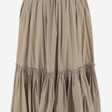 GONNA IN COTONE CON MOTIVO A RIGHE J02MA0373 J45329273 JIL SANDER 