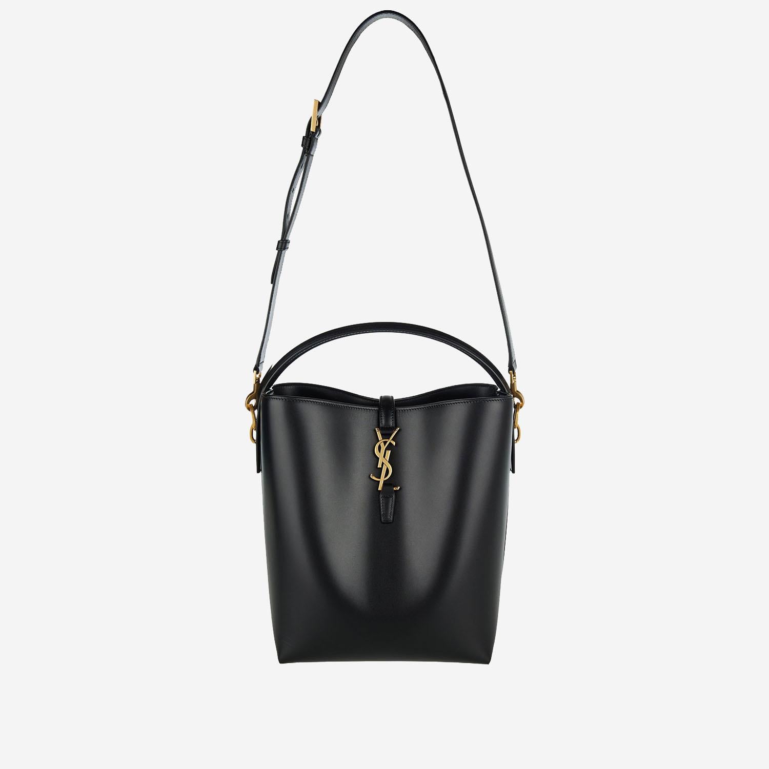 BORSA LE 37 IN PELLE LUCIDA 860941 2R20W1000 SAINT LAURENT 