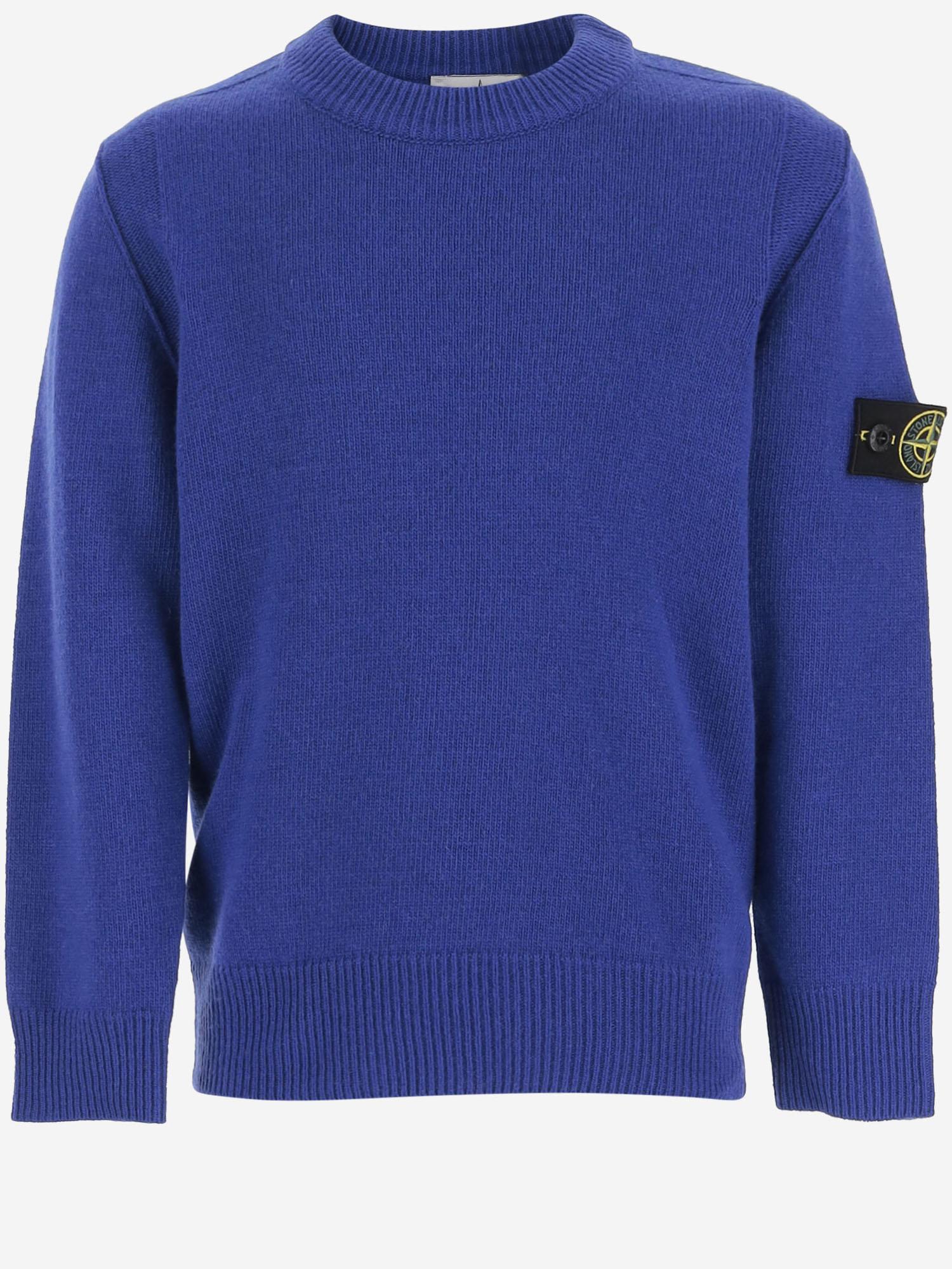 MAGLIONE IN MISTO LANA E VISCOSA 5100002 S00M1V0022 STONE ISLAND KIDS 