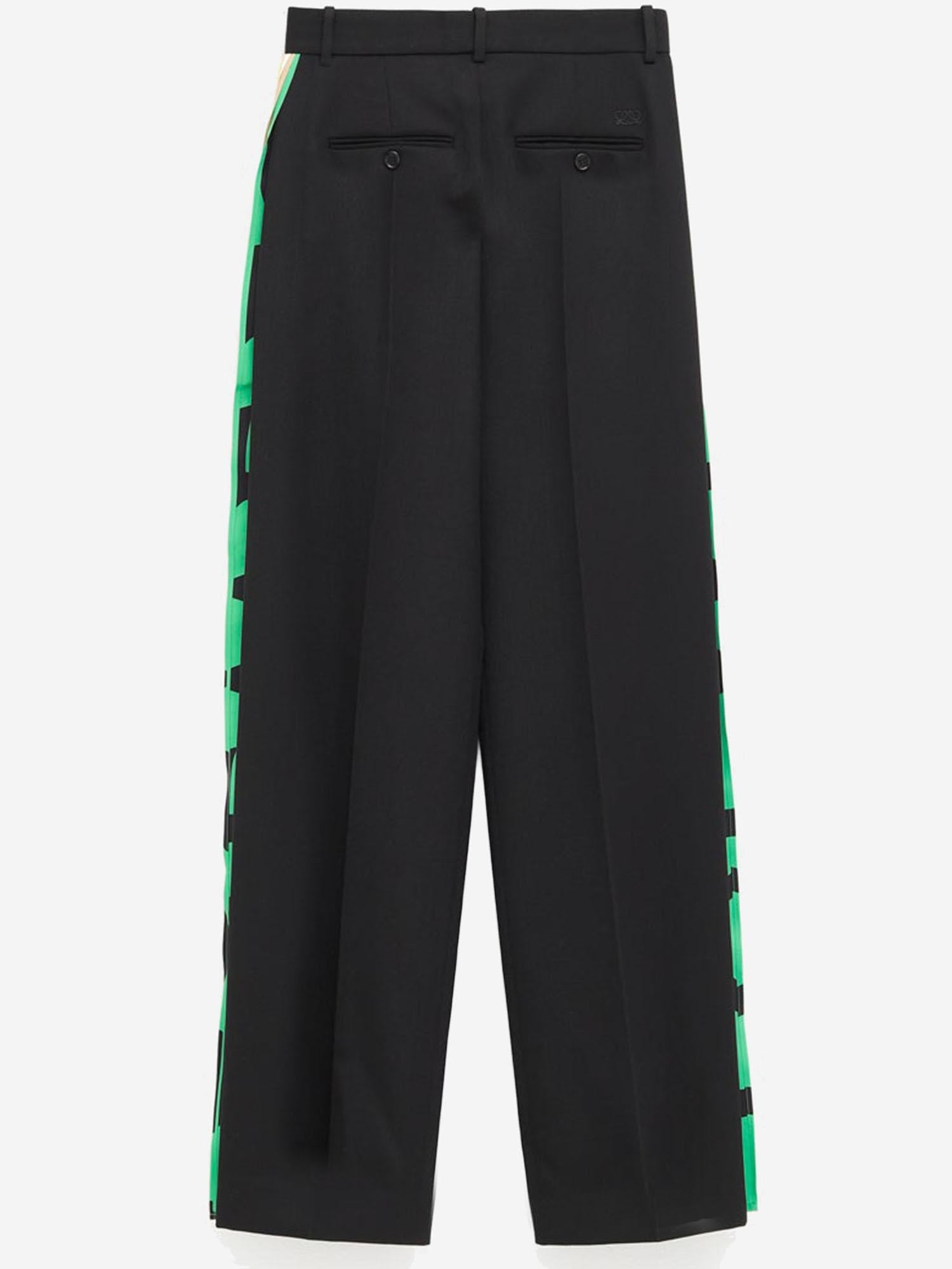 PANTALONI IN LANA CON BANDA LATERALE S540Y04XNW 1100 LOEWE 