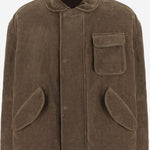 GIACCA IN COTONE E LINO GM002274 TE17668U6203 GIORGIO ARMANI 