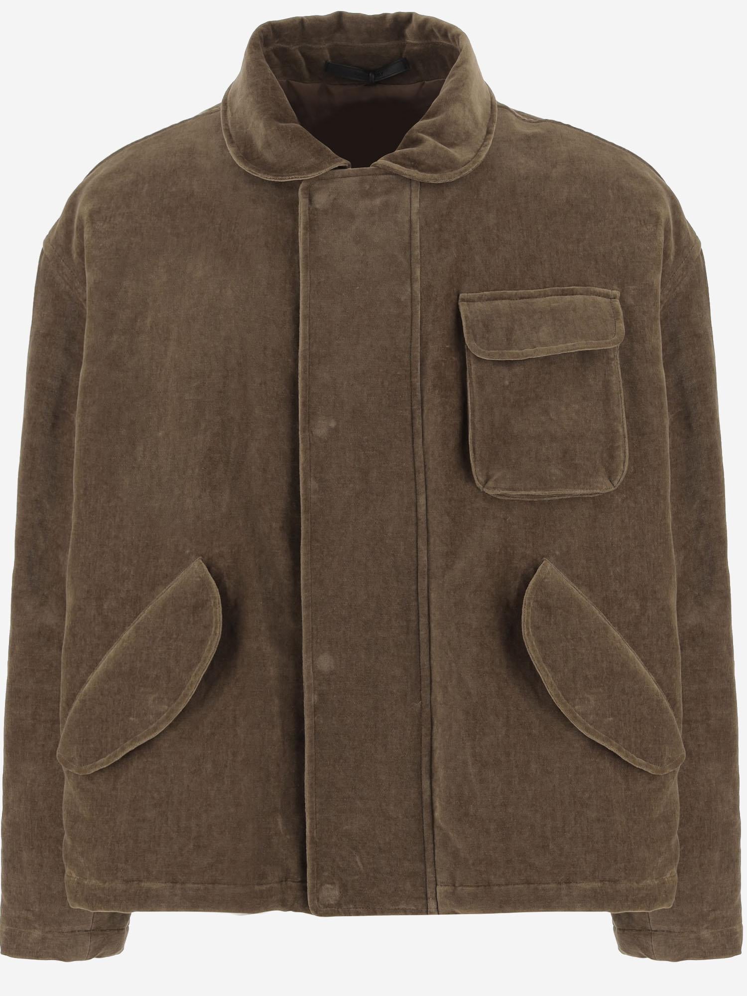 GIACCA IN COTONE E LINO GM002274 TE17668U6203 GIORGIO ARMANI 