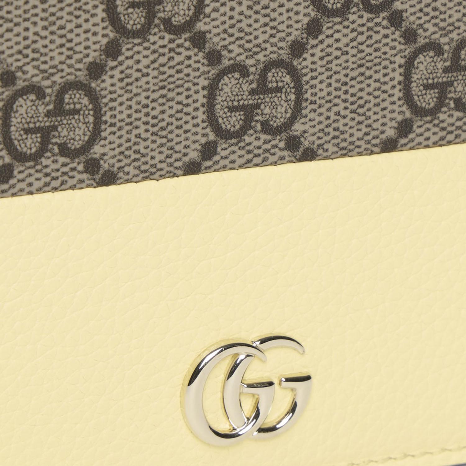 PORTAFOGLIO GG MARMONT BICOLORE CON CATENA 497985 AAFXM7642 GUCCI 