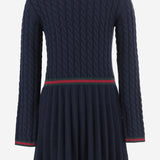 ABITO IN LANA CON DETTAGLIO WEB 828450 XKEZ44180 GUCCI KIDS 