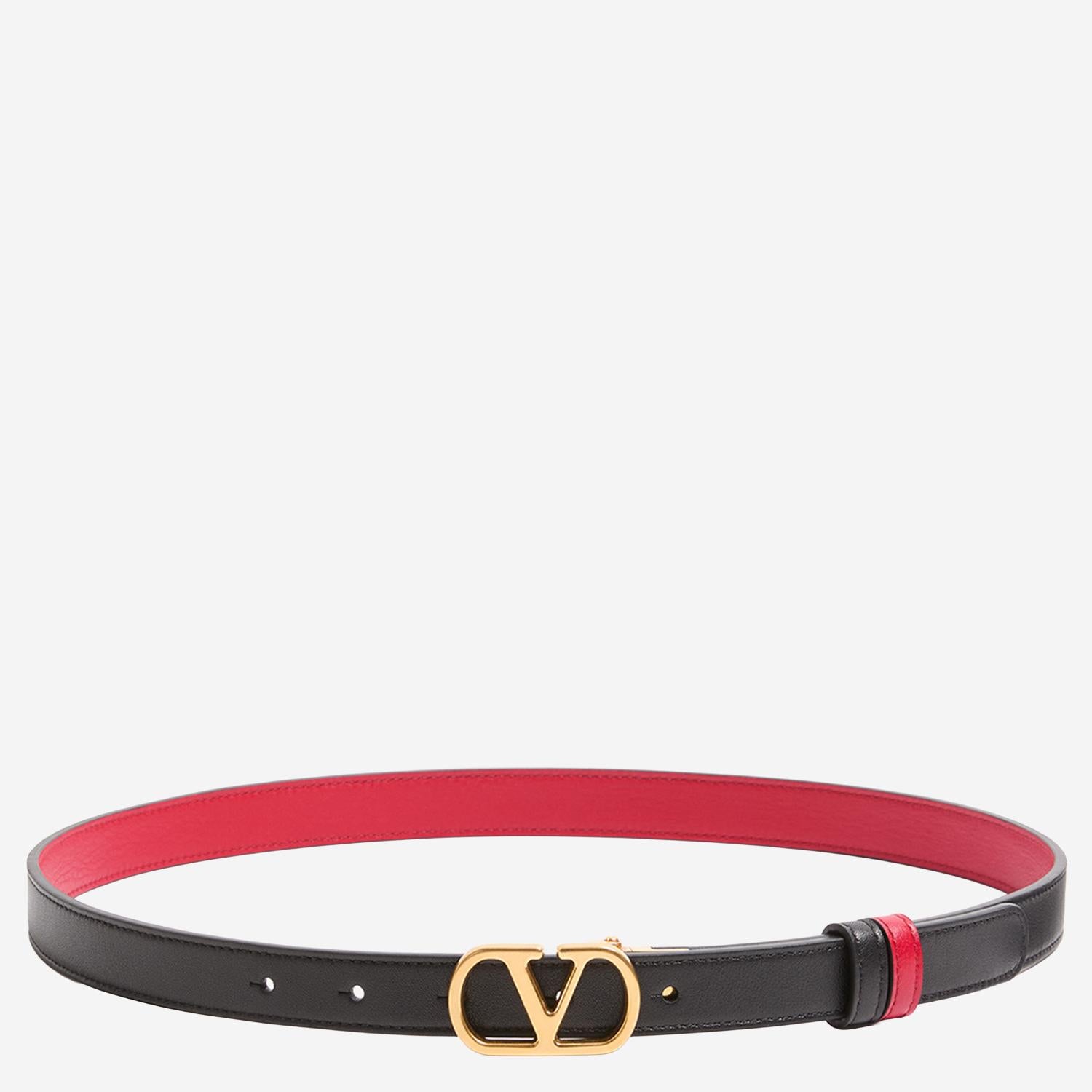 CINTURA VLOGO SIGNATURE IN PELLE 8W2T0SU8 IYR0SM VALENTINO GARAVANI 