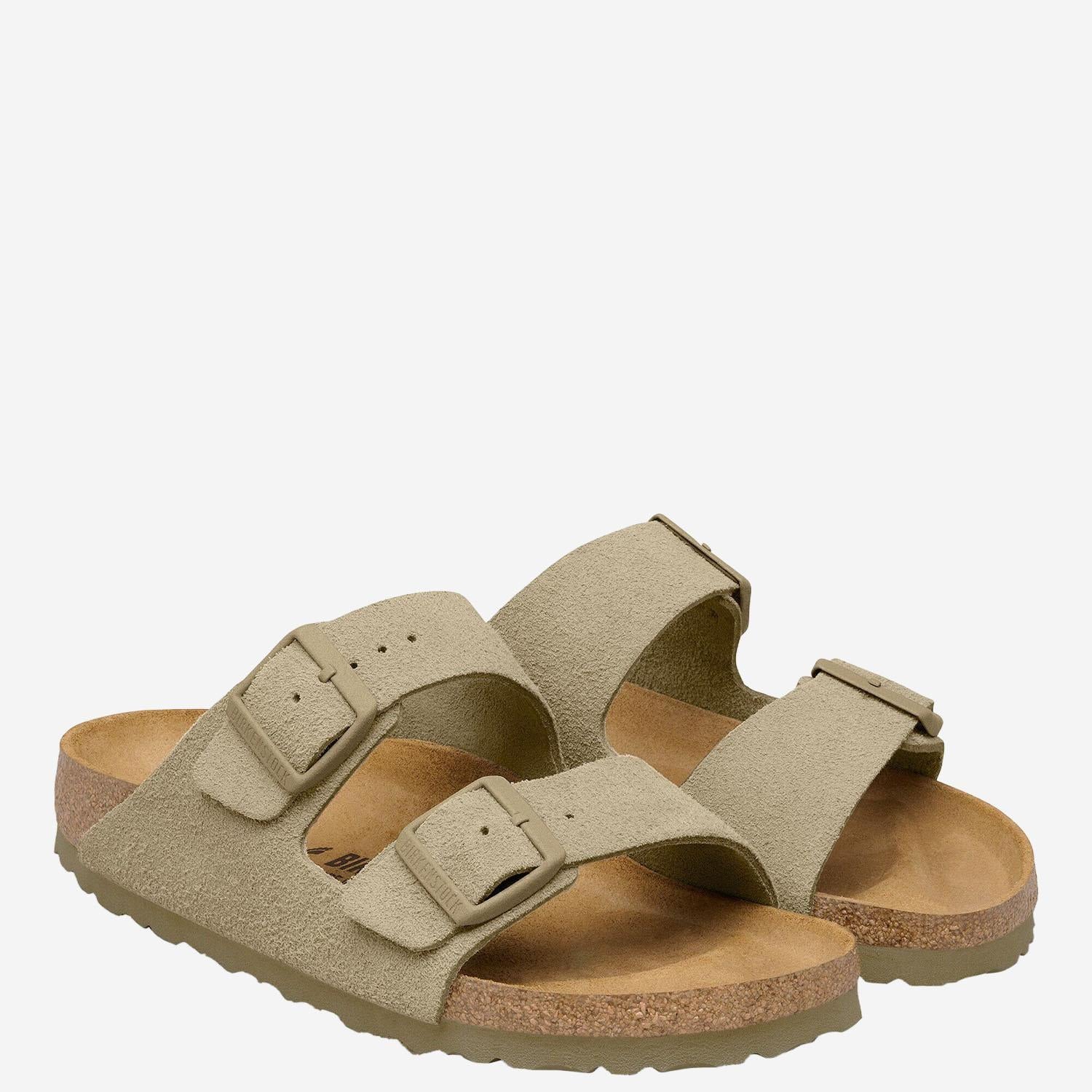 SANDALI ARIZONA IN SUEDE 1032061 KHAKI BIRKENSTOCK 
