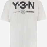 T-SHIRT ADIDAS Y-3 X NEIGHBORHOOD X DAINESE IN COTONE JX7437 WHITE ADIDAS Y3 X NBDH X DAINESE 