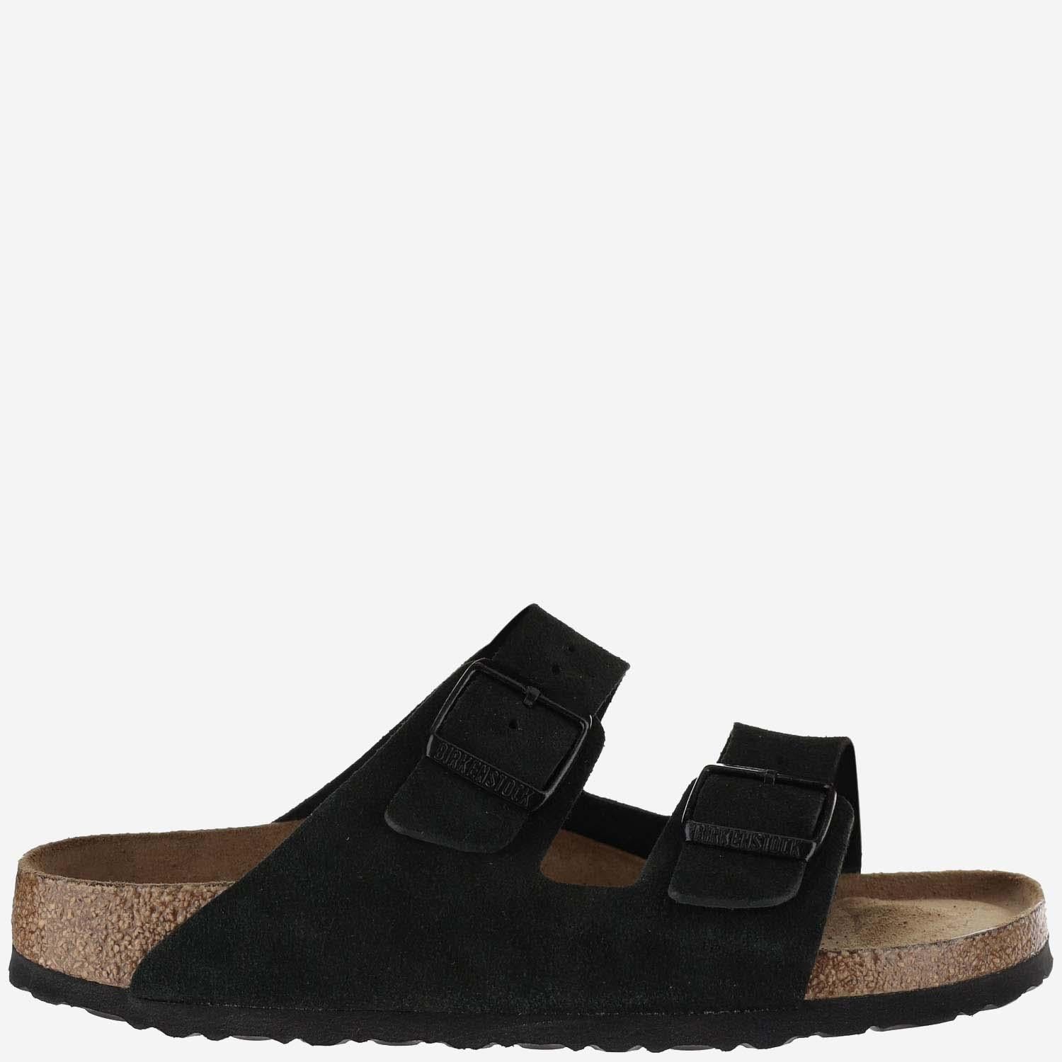 SANDALI ARIZONA IN SUEDE 951323 BLACK BIRKENSTOCK 