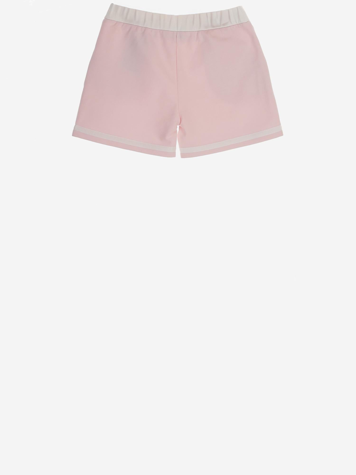 PANTALONI CORTI IN COTONE STRETCH 8H0000689B9Y 505 MONCLER ENFANTS 