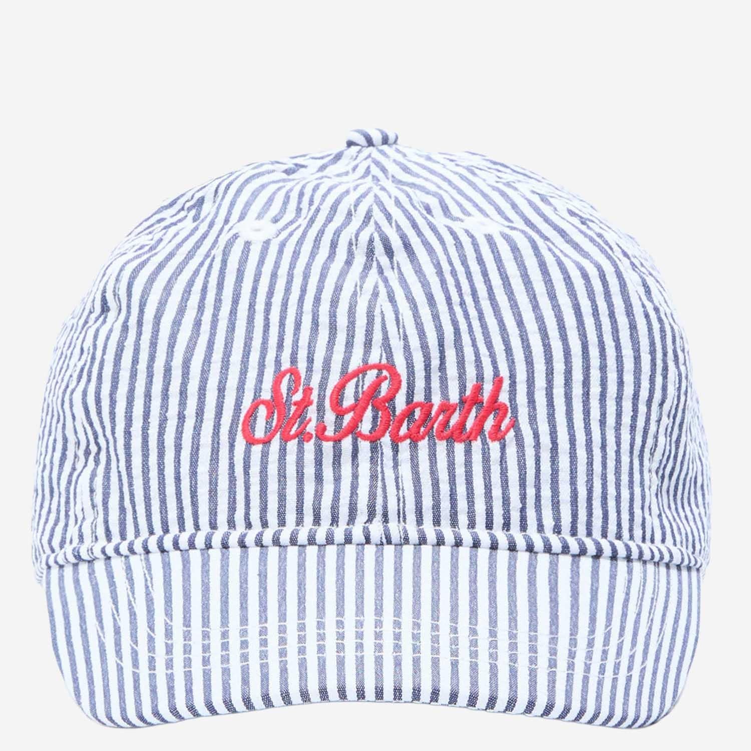 CAPPELLO DA BASEBALL CON LOGO BASB0007 07575L MC2 SAINT BARTH 