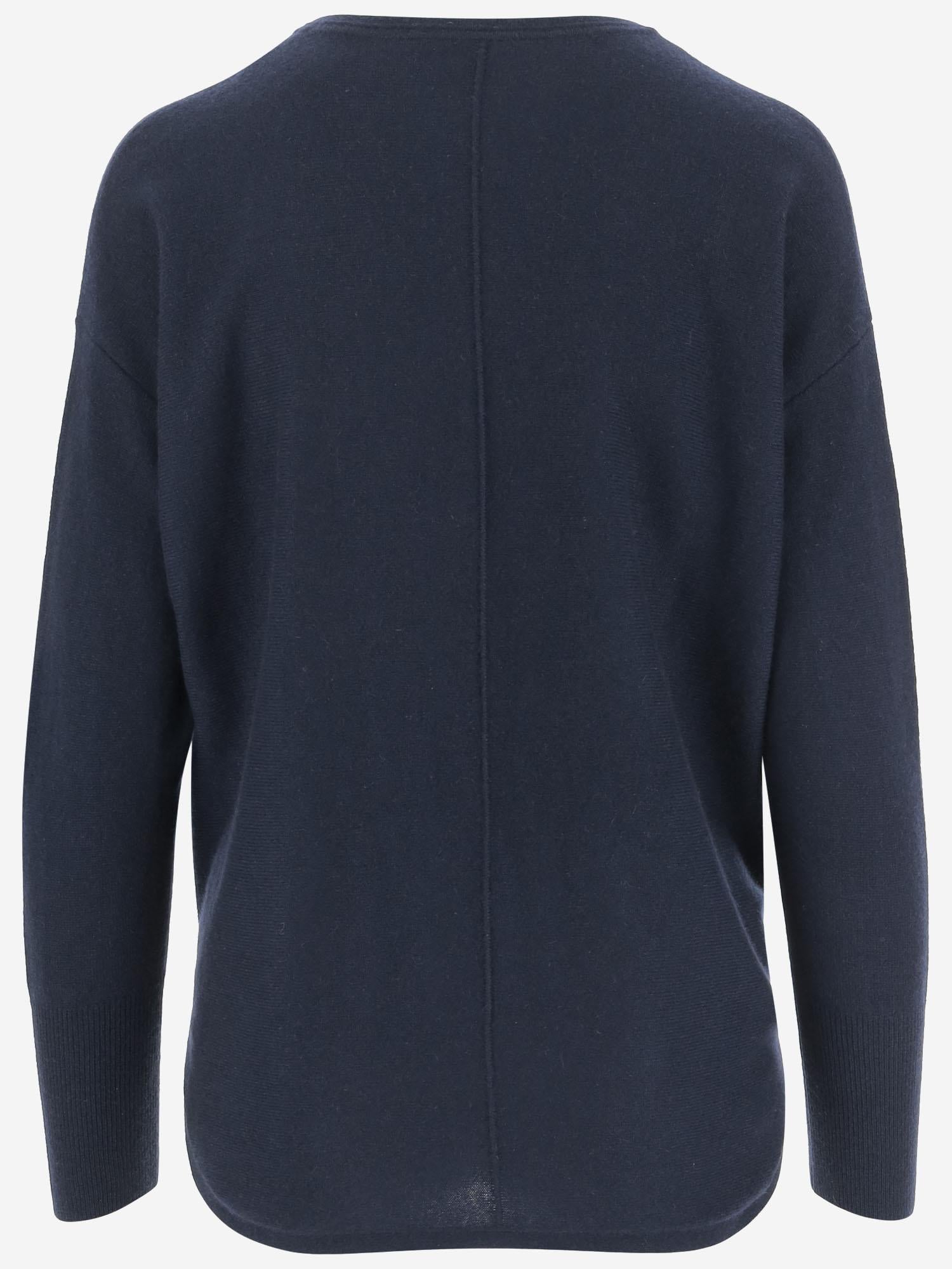 MAGLIONE IN CASHMERE D127WS NAVY OLIVER LATTUGHI 