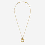 COLLANA CON PENDENTE GANCINI 760551 001 SALVATORE FERRAGAMO 