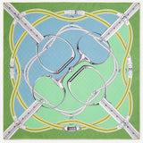 Foulard in jacquard di seta stampato 767130 3G0093575 GUCCI 