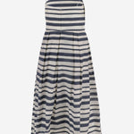 ABITO IN MISTO COTONE A RIGHE P08699 001NAVYCREAM LAUREN RALPH LAUREN 