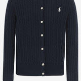 CARDIGAN IN COTONE CON LOGO 313543047 011 POLO RALPH LAUREN KIDS 