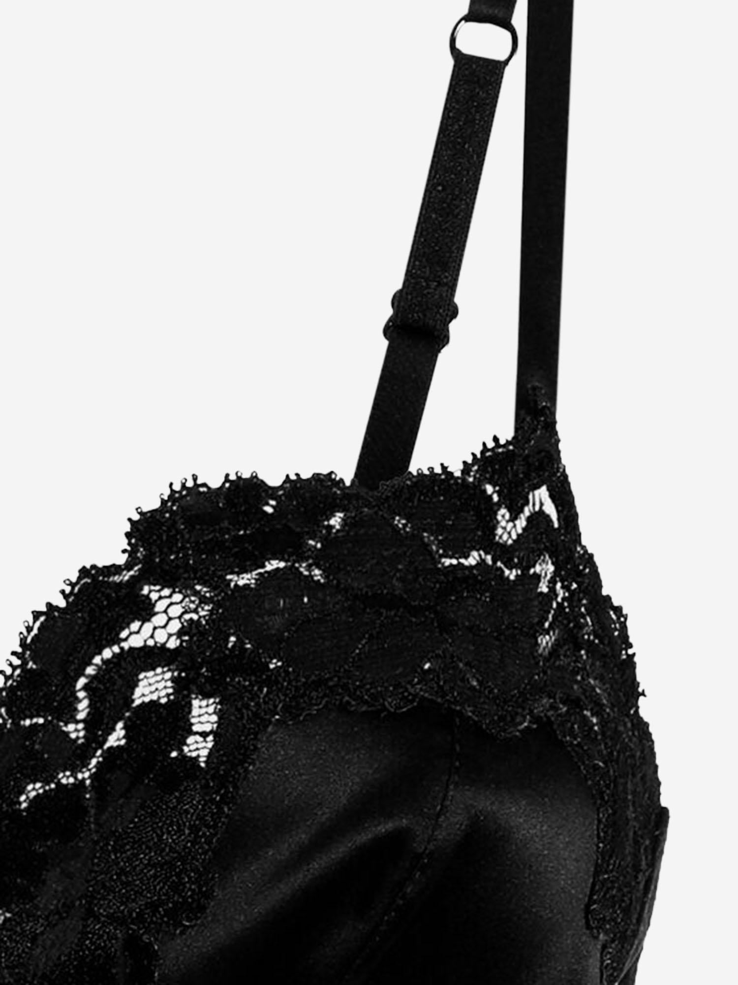 Top in pizzo e raso O7A33T ON07VN0000 DOLCE & GABBANA 