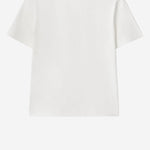 T-SHIRT IN COTONE CON LOGO 8126358 CHALK BURBERRY 