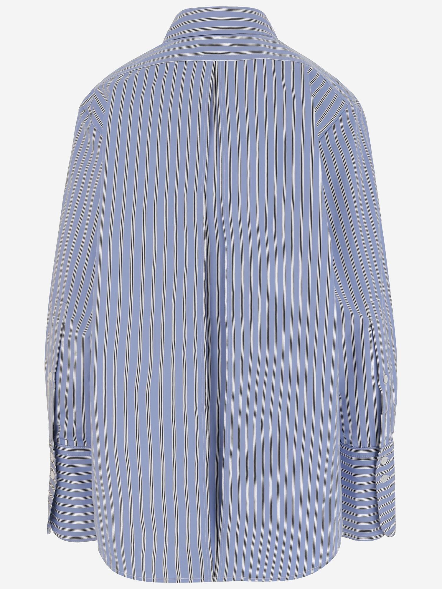 CAMICIA IN COTONE CON MOTIVO A RIGHE BL0360190 5065 PATOU 