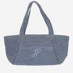 borsa grande in rafia con logo AC0920215 637B PATOU 